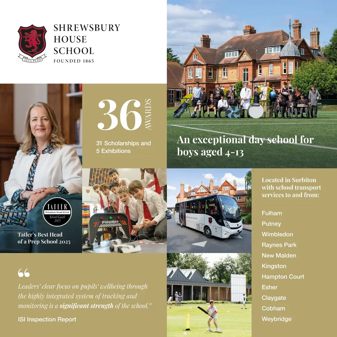 Shrewsbury House School - banner design