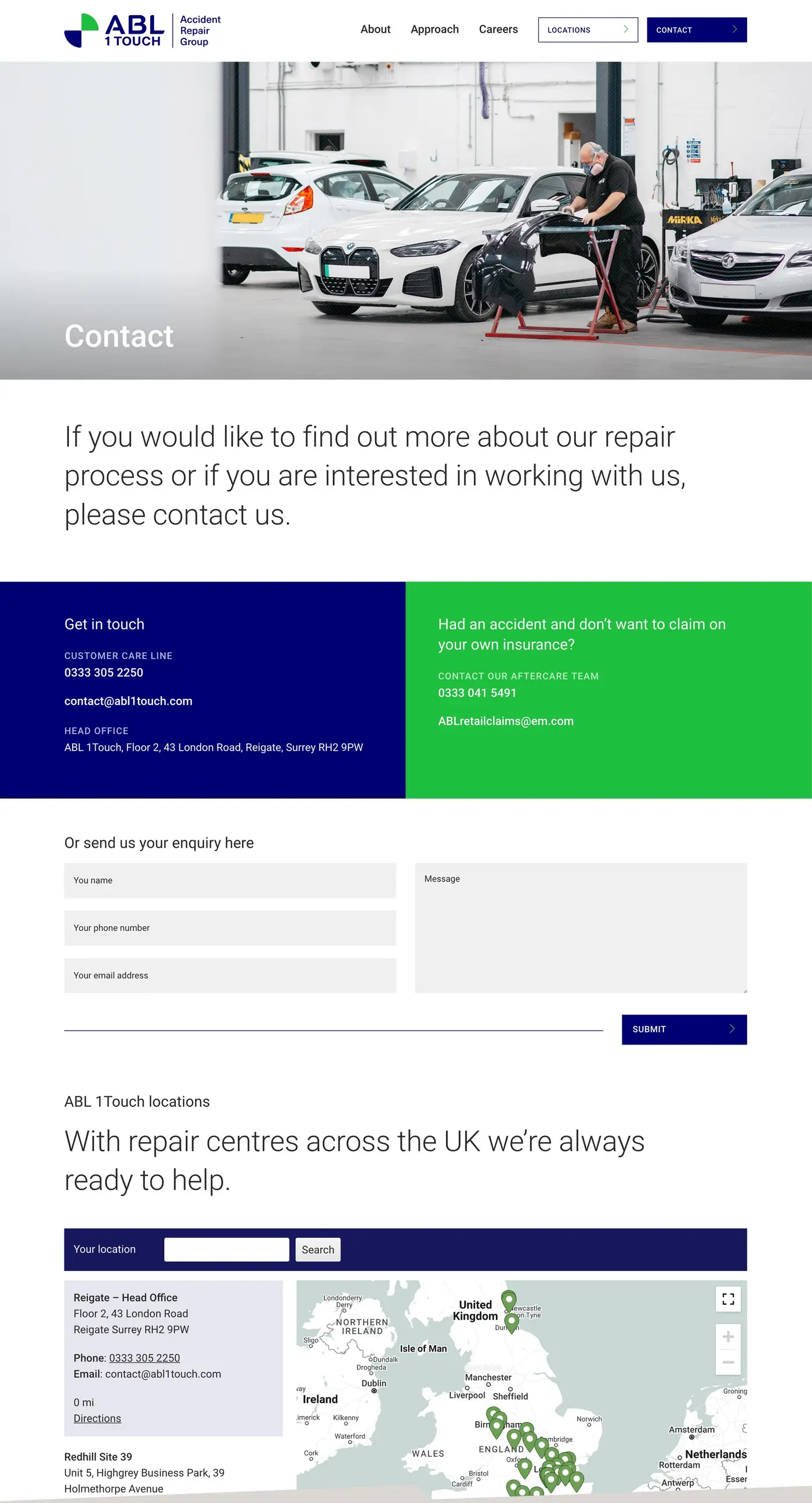 ABL 1Touch website