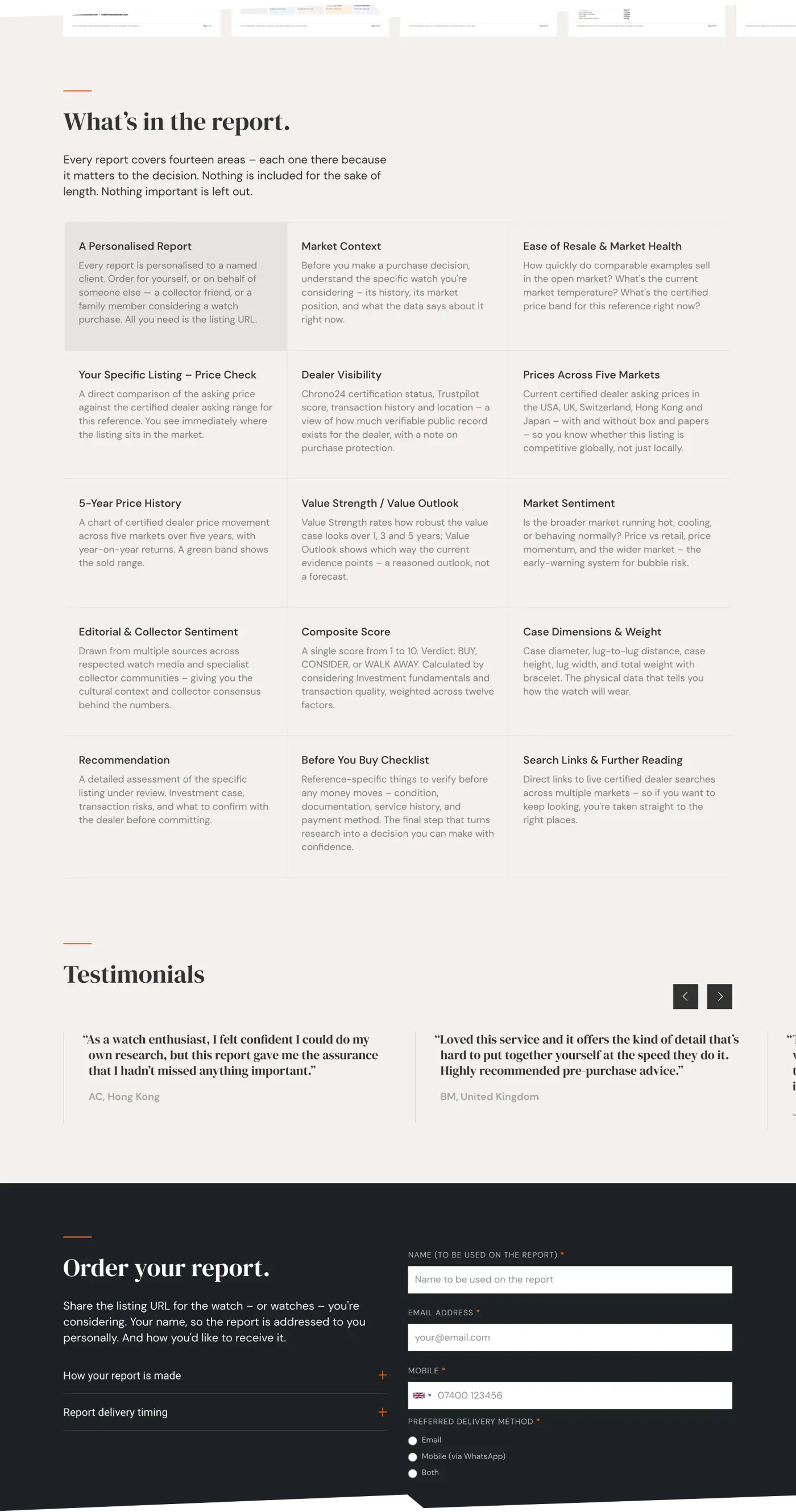 Rational Collector website
