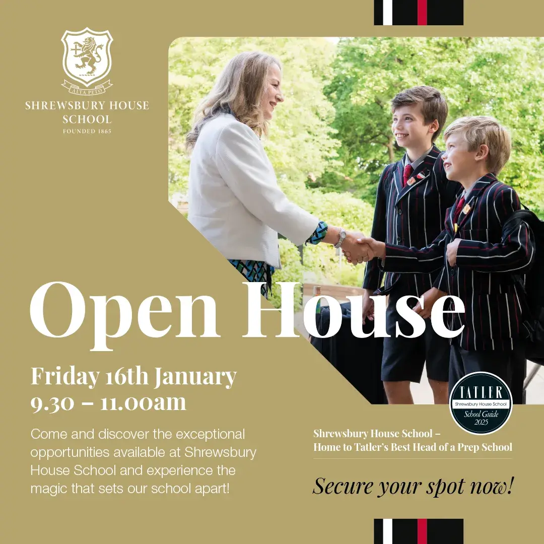 Shrewsbury House School - advert design