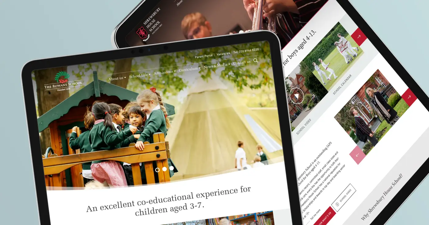 Shrewsbury House School Trust - website design